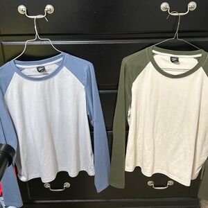 Duo baseball tees NWOT women XL